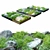 Rocky Base Plant Collection 3D model small image 3