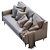 Crosby Mid-C Sofa: Stylish 3-Seater 3D model small image 5