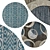 Elegant Circle Rugs | No. 098 3D model small image 1