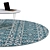 Elegant Circle Rugs | No. 098 3D model small image 2