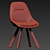 Elegant Daniel Dining Chair 3D model small image 3