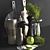 EcoBlend+: Black & Green Kitchen Set 3D model small image 2