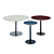  Sleek Round Column Tables 3D model small image 1