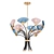 Elegant Fan Chandelier 3D model small image 1