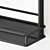 Weston Mirror Shelf: Sleek, Functional 3D model small image 2