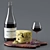 Gourmet Delight: Cheese & Wine 3D model small image 1