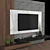 Flexible Modular TV Wall: High-Quality Textures, Perfect for Close-Up Renders 3D model small image 2