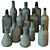 Sleek Reusable Drink Bottle 3D model small image 5