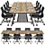 Sleek Conference Table 3D model small image 2