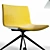 Arper Catifa 53 Trestle Chair & Meety Plastic Table Set 3D model small image 3