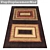 Stylish Carpets Set with High-Quality Textures 3D model small image 3