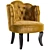 Modern 4Rooms Armchair 3D model small image 3