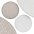 Elegant Round Rugs | No. 100 3D model small image 1