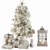 Snowy Gifted Christmas Tree 3D model small image 1