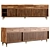 Modern Tressa TV Stand: Sleek Design & Generous Storage 3D model small image 1