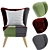 Evald Clara Chair with Decorative Ikea Cushion 3D model small image 2
