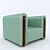 Mezzo RIVERS Armchair: Stylish, Comfortable, Timeless 3D model small image 3