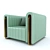 Mezzo RIVERS Armchair: Stylish, Comfortable, Timeless 3D model small image 5