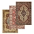 1942 Carpets Set: High-Quality Textures for Close and Far Perspectives 3D model small image 1