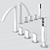 Elegant Moon Faucet by Zazzeri 3D model small image 2