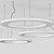 Sattler Anello Pendant Light: Sleek German Design 3D model small image 3