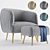Elegant Sofa Chair: Compact and Stylish 3D model small image 4