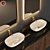 AP Elegant 3-Piece Bathroom Set 3D model small image 5