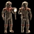 Vintage Steampunk Diver Sculpture 3D model small image 1