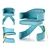 Elegant Floating Velvet Chair 3D model small image 1