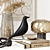 Elegant Decor Set with Prada Book & Ceramic Vase 3D model small image 2