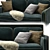 Elegant Erik Jorgensen EJ 480 Sofa 3D model small image 2