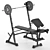 Ultimate Fitness Chest Press 3D model small image 1