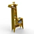 Giraffe Cabinet | Book and Toy Storage Solution 3D model small image 2