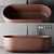 Inbani Prime Oval Cement Bathtub 3D model small image 2