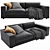 Elegant Ditre Italia Buble Sofa 3D model small image 1