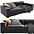 Elegant Ditre Italia Buble Sofa 3D model small image 4
