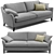 Elegant Comfort: Bielefelder Salon Sofas 3D model small image 1