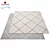 Metro Gray Outdoor Rug 3D model small image 1