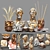 Versatile Decor Set: 30 Parts 3D model small image 1