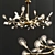 Sleek Firefly Chandelier: Modern Illumination 3D model small image 3