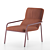 Sancal Elle Fabric Armchair: Sophisticated Comfort 3D model small image 3
