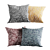 Floral Bliss Pillow Set 3D model small image 5