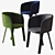 Sleek Grace Grp6 Chair 3D model small image 1