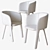 Sleek Grace Grp6 Chair 3D model small image 3