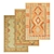 Title: 1952 Vintage Carpet Set 3D model small image 1