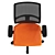 ErgoFlex Modern Office Chair 3D model small image 4