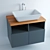 High-Tech Vanity Unit with Stylish Basin 3D model small image 1