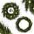 Festive Holiday Wreaths 3D model small image 5