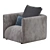 Lullaby Collection Armchair: Comfortable and Stylish 3D model small image 2