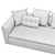 Colorful Oasis: Egoitaliano Nara Sofa 3D model small image 5